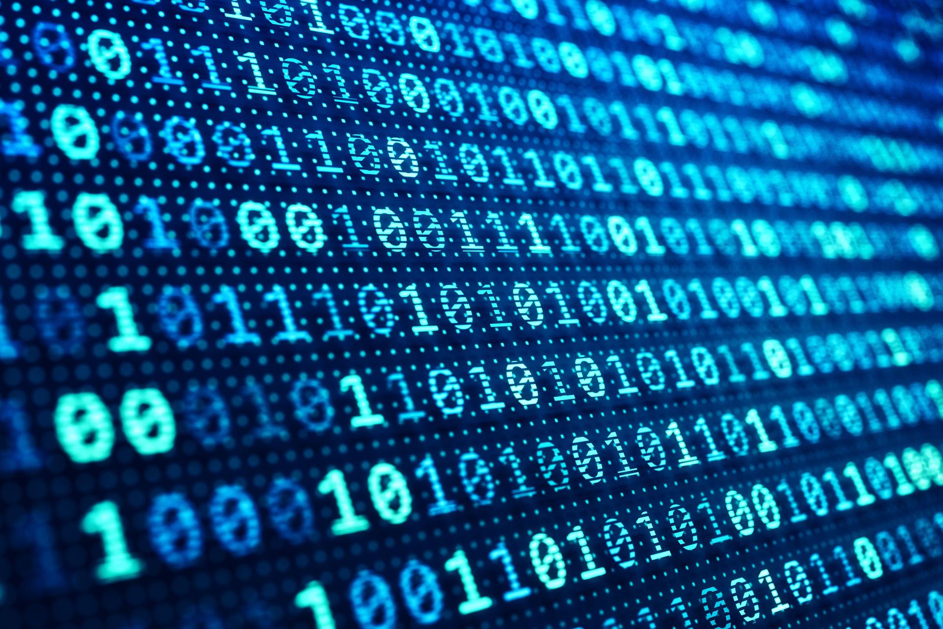 Binary code background